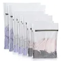 Produktbild: AJOXEL Wäschenetz für Waschmaschine 7er Set Wäschesack wäschebeutel wäschesäcke Laundry Bag mit Reißverschluss für BH, Reise, Unterwäsche, Socken, Pullover, Hemden