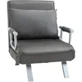 Produktbild: HOMCOM Schlafsofa mit Armlehne 3-in-1 Multifunktion