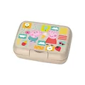 Produktbild: Koziol CANDY L PEPPA PIG Lunchbox | mit Trennschale, Clipverschluss | für Kinder | biozirkulärer Kunststoff, bruchfest, spülmaschinengeeignet | Schule, Kindergarten, Kita, Reise (organic sand)