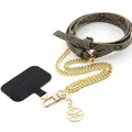 Produktbild: Universal Handy-Lanyard Guess Handy-Schlüsselband Lanyard Braun / Goldener Kette