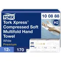 Produktbild: 12er Multipack TORK 100888 Xpress Multifold Papierhandtücher Weiß 12 St.