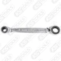 Produktbild: *KS Tools 4 in 1 GEARplus umschaltbar Doppel-Ratschenringschlüssel, 10x13x17x19m