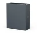 Produktbild: Blumentopf Pflanzkübel Blumenkübel Pflanztopf Metall anthrazit 100x40x115cm