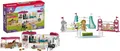 Produktbild: SCHLEICH 42619 Horse Club Pferdetransporter & 42612 Hindernisse Zubehör, für Kin