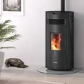 Produktbild: Justus | Pelletofen | Norta | 8 kW | Stahl Schwarz