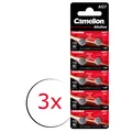 Produktbild: 30 Stück Camelion AG7 195 395 399 SR926 SR927 LR927 Knopfzelle 1,5V Batterien