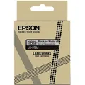 Produktbild: EPSON LK-5TBJ Beschriftungsband 18mm, schwarz/transparent matt
