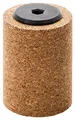 Produktbild: Kork Bürste Rotor Kork Roller 70 x 97 mm | Korkrolle für Skiservice und Skiwachs | Polierkork für Kaltwachs Flüssigwachs Fluor | Standard Sechskantaufnahme 10 mm | für Alpin Langlauf Tourenski