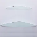 Produktbild: Glas Eckregal 45x45cm, Wandregal für Badezimmer, Duschregal Bad, Glas Badrega...