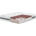 Produktbild: THE WHITE STONE Doppelmatratze King Size 220x220 Memory Foam Premium Quality, Antibakteriell, Anti-Milben, Anti-Allergie.| Höhe 27 cm | Made in Italy