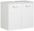 Produktbild: Pelipal Waschbeckenunterschrank Quickset 359 in Weiß Hochglanz, 60 cm breit | Waschbeckenschrank ohne Waschbecken mit 2 Türen