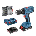 Produktbild: Bosch Professional 18V Akku Schlagbohrschrauber B 18V-21 2x Akku Zubehörpaket