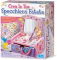 Produktbild: 4M Kids Creative Kreative Handarbeit: Gestalte Deine Eigene Feentruhe - DIY Bastelset für Kinder ab 8 Jahre, Schatztruhe Bemalen Kreativset Feen Box aus Holz, komplettes Kreativset