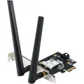 Produktbild: ASUS PCE-AX1800 WiFi 6 Bluetooth 5.2 Adapter AX1800 Dualband, PCI Express, 2x Externe Antenne