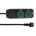 Produktbild: REV 0512467555 Verlängerungskabel 1,4 m 2 AC-Ausgänge Draußen Schwarz, Grün