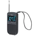 Produktbild: Camry CR 1905 Tragbares Mini Radio USB Taschenradio mit Akku Radiowecker schwarz