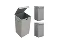 Produktbild: 2er Set 50L Wäschekorb mit Deckel 30x30x60 - XXL Wäschesammler Wäschebox Faltbar