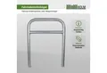 Produktbild: TRUTZHOLM Fahrradständer Fahrradanlehnbügel 78 x 115 cm Stahl feuerverzinkt Ø 60 mm Typ H (Stück, 1-St), Stahlrohrbügel