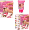 Produktbild: Depesche 13348 TOPModel Sticker Stamper - Sticker Set zum Stempeln von Model Aufklebern, inkl. Stempel und 160 Sticker