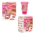 Produktbild: Depesche 13348 TOPModel Sticker Stamper - Aufkleber Set zum Stempeln von Modellstickern, inkl. Stempel und 160 Sticker