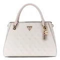 Produktbild: GUESS Noelle II Luxury Satchel Handtasche White Logo weiß altrosa
