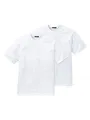 Produktbild: Schiesser American T-Shirt Rundhals Doppelpack Uni weiß 008150/100 Größe L