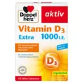 Produktbild: Queisser Pharma GmbH & Co. KG DOPPELHERZ Vitamin D3 1000 I.E. EXTRA Tabletten 12.5 g 10556885