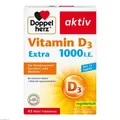 Produktbild: 2x DOPPELHERZ Vitamin D3 1000 I.E. EXTRA Tabletten 45 ST