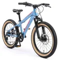Produktbild: BIKESTAR Kinder Fahrrad Mountainbike 7 Gang Shimano, Scheibenbremse ab 6 Jahre | 20 Zoll Kinderrad MTB | Blau