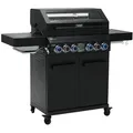 Produktbild: TAINO PLATINUM YAMARA DARK 4+2 Gasgrill Stahl 4 Brenner Sear-Burner Backburner