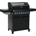 Produktbild: Taino Platinum Yamara Dark 4+2 Gasgrill Stahl 4 Brenner Sear-Burner Backburner