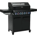 Produktbild: Platinum Yamara Dark 4+2 Gasgrill Stahl 4 Brenner Sear-burner Backburner - Taino
