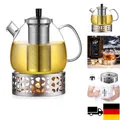 Produktbild: Edelstahl-Teewärmer | Borosilikatglas | 1500ml