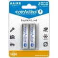 Produktbild: Everactive Rechargeable batteries Ni-MH R6 AA 2000 mAh Silver Line - Batterie - Mignon (AA) (2 Stk., AA, 2000 mAh) (EVHRL6-2000)