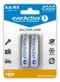 Produktbild: 5903205771346 Akkus everActive Ni-MH R6 AA 2000 mAh Silver Line - 2 pices everAc