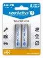 Produktbild: 5903205771346 Akkus everActive Ni-MH R6 AA 2000 mAh Silver Line - 2 pices everAc