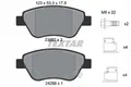 Produktbild: TEXTAR Bremsbelagsatz Scheibenbremse Q+ 2398202 für OPEL CORSA FIAT DOBLO ADAM