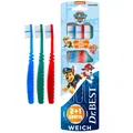 Produktbild: Dr.BEST Zahnbürste Paw Patrol 2+1 Gratis, weich, kindgerecht, 2 Jahre+