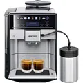 Produktbild: SIEMENS Kaffeevollautomat EQ6 plus s700 TE657M03DE, für viele Kaffeespezialitäten, Milch-Aufschäumdüse, Keramikmahlwerk, Doppeltassenfunktion, Antikalk, automatische Dampfreinigung, 1500 W, edelstahl