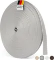 Produktbild: BAUHELD® 50m Rolladengurt 23mm [ Germany] - Gurtband für Rolladen Gurtwickler - Grau