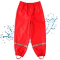 Produktbild: BMS Regenbundhose, wasserdicht für Mädchen in Rot Größe 140