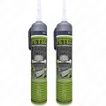 Produktbild: 2x Petec Hochtemperatur Silikondichtung dauerelastisch 200 ml schwarz 97720