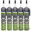 Produktbild: 5x 200 ml PETEC SILIKONDICHTUNG MATIC SCHWARZ DICHTMASSE DICHTSTOFF KFZ HOBBY