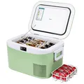 Produktbild: BINGI 12,8 l tragbarer Kühlschrank 12 V, 24 V, 110 V, 240 V, Kompressor