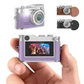 Produktbild: Rollei Digital Minikamera Vintage Lila, 1080P FHD Kleine Retro Digitalkamera mit 0,96 Zoll Farbbildschirm 2MP Daumenkamera Kompakte Fotokamera mit Blitz & Aufzeichnung, Mini-Digital-Kamera-Klein