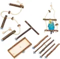 Produktbild: Vogelgaleria® 9 teiliges Vogelkäfig Zubehör Set für Wellensittich & Co. Für