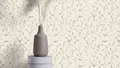 Produktbild: Vliestapete Rasch Blattmuster Leinenoptik Creme Beige Grau 486131 (3,74€/1qm)