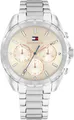 Produktbild: Tommy Hilfiger Multifunktionsuhr MELLIE 1782782, Quarzuhr, Armbanduhr, Damenuhr, Edelstahlarmband, analog, Glassteine