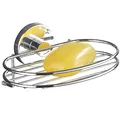 Produktbild: WENKO,Vacuum-Loc Seifenablage Milazzo - Befestigen ohne Bohren, Stahl, Chrom