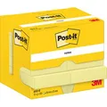 Produktbild: Post-it Haftnotizen Notes, 653-E, gelb, 38 x 51mm, selbstklebend, 12x 100 Blatt